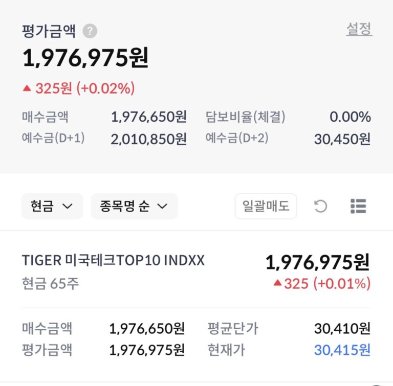 TIGER 미국테크TOP10 INDXX 적립투자 Month-2 (4)